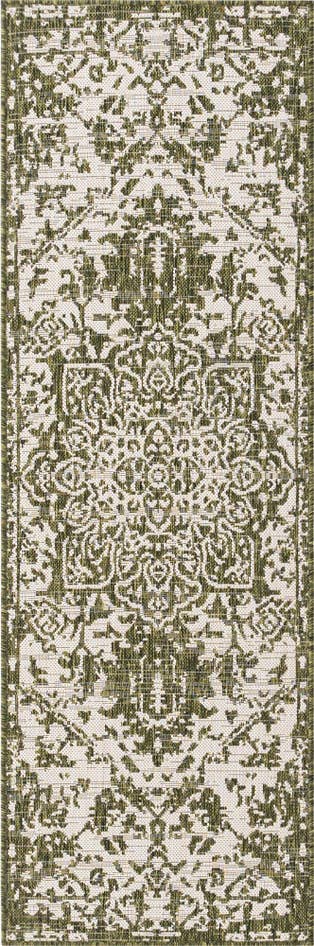 Detail image of 2' x 6' Easy-Clean Jill Zarin Dubai Indoor / Outdoor Runner Rug