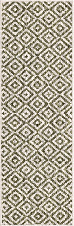 Detail image of 2' x 6' Easy-Clean Jill Zarin Costa Rica Indoor / Outdoor Runner Rug