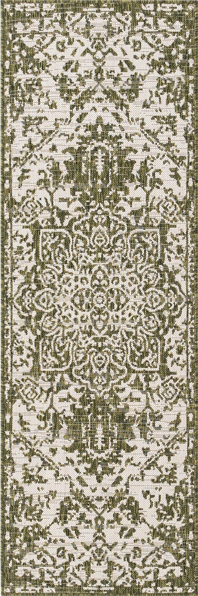 Primary image 2' x 6'  Washable Jill Zarin Dubai Indoor / Outdoor Runner Rug