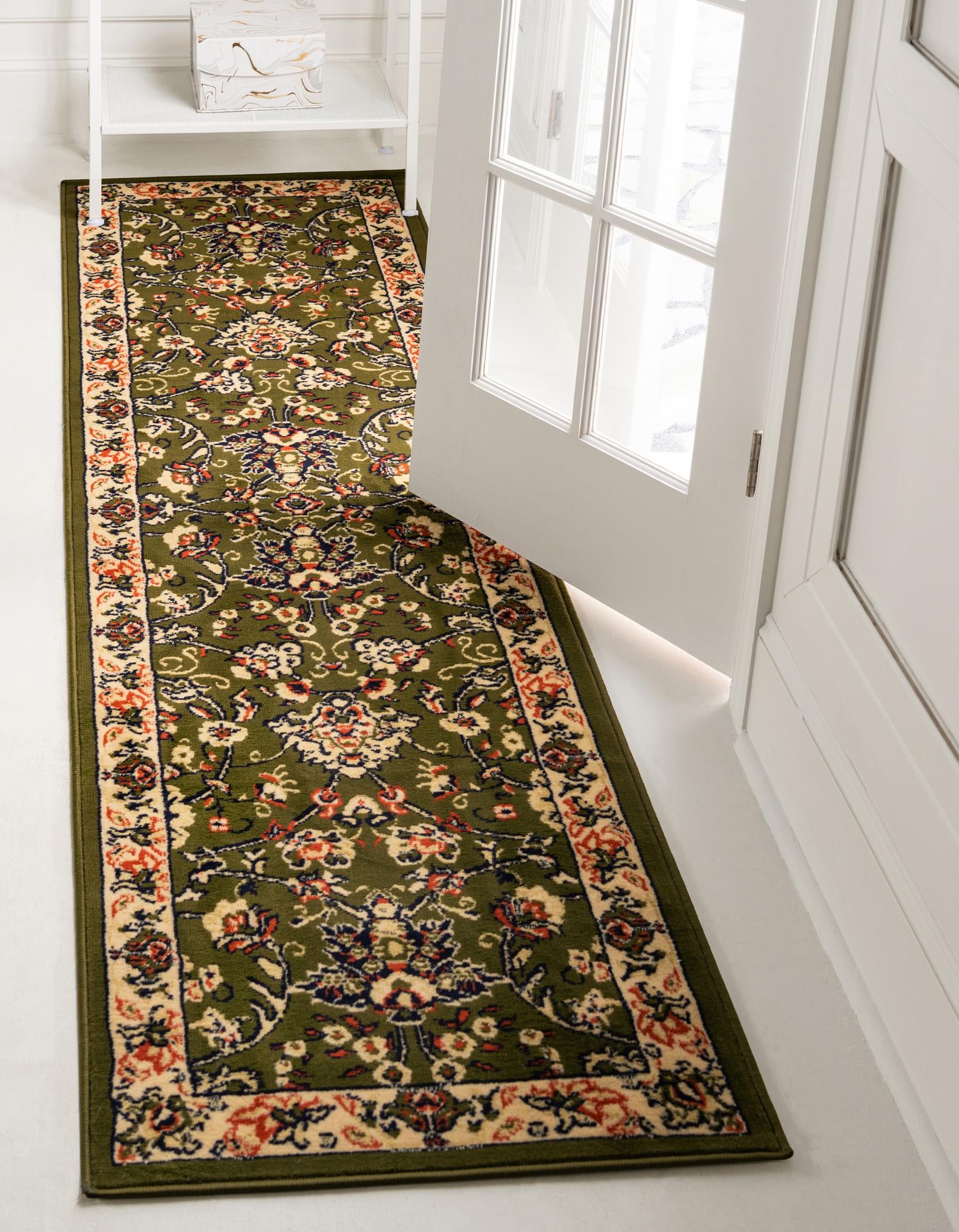 2' x 8' 2 Kashan Design Runner Rug
