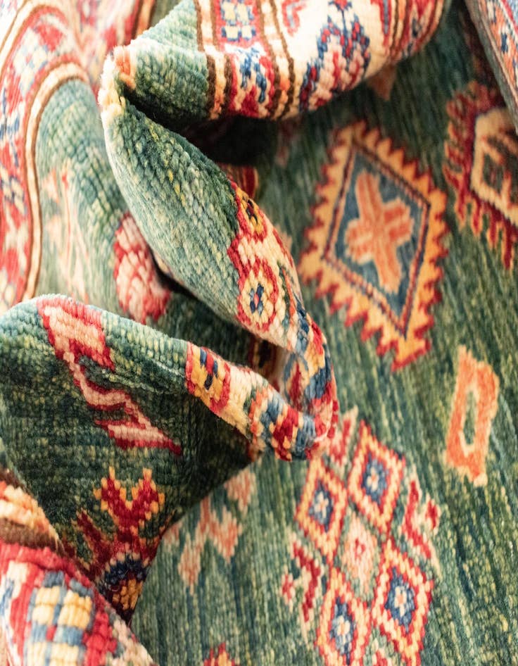 Detail image of 2' 6 x 9' 9 Kazak Wool Runner Rug