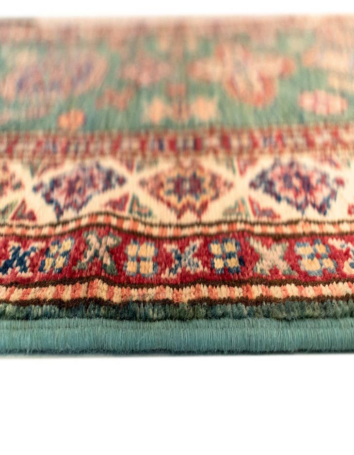 Detail image of 2' 6 x 9' 9 Kazak Wool Runner Rug