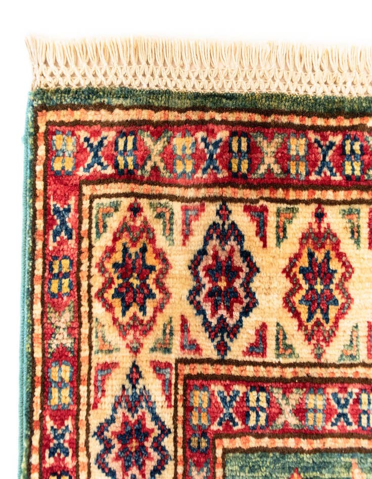 Detail image of 2' 6 x 9' 9 Kazak Wool Runner Rug