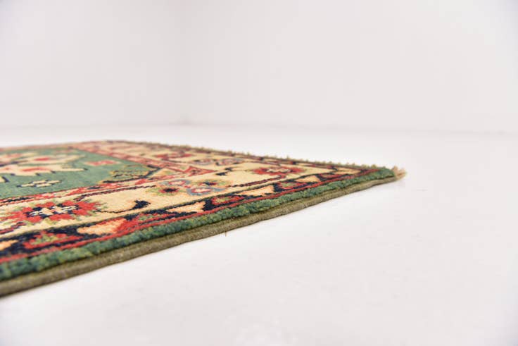 Detail image of 2' 9 x 10' Hand Knotted Kazak Oriental Runner Rug