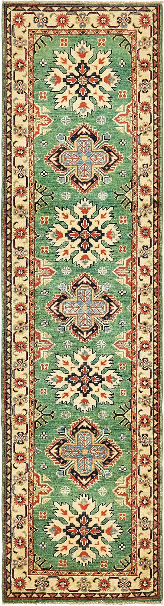2' 9 x 10' Hand Knotted Kazak Oriental Runner Rug