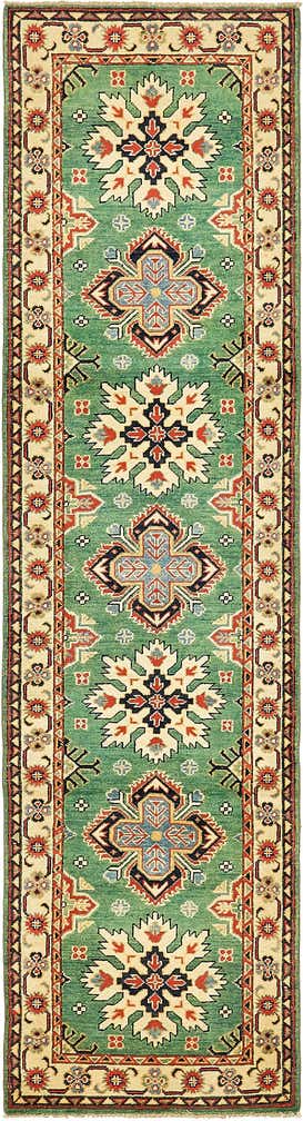 2' 9 x 10' Hand Knotted Kazak Oriental Runner Rug