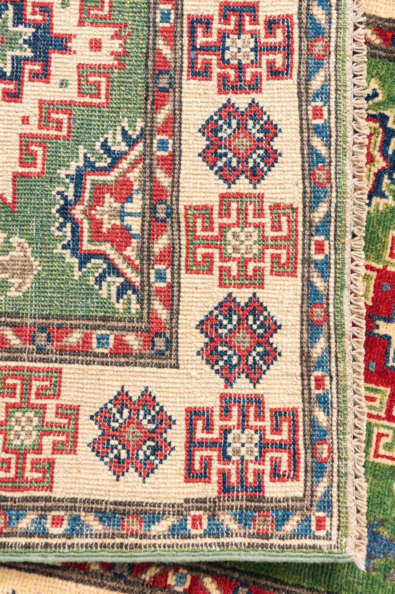 2' 9 x 9' 6 Hand Knotted Kazak Runner Rug