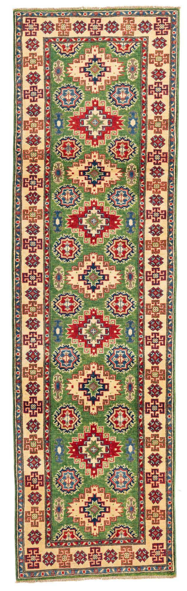 2' 9 x 9' 6 Hand Knotted Kazak Runner Rug