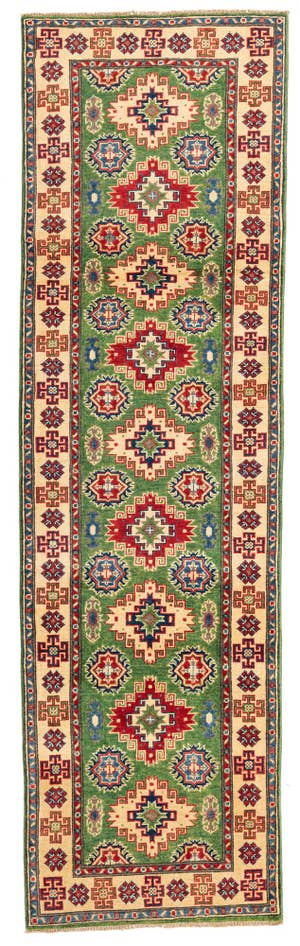 Detail image of 2' 9 x 9' 6 Hand Knotted Kazak Runner Rug