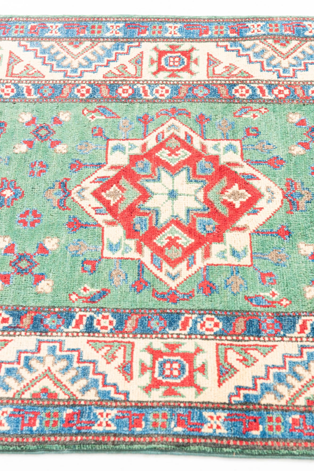 2' 8 x 9' 8 Hand Knotted Kazak Runner Rug