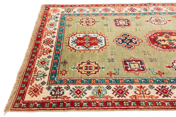 Detail image of 3' 1 x 15' 1 Hand Knotted Kazak Runner Rug