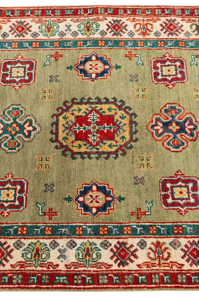 3' 1 x 15' 1 Hand Knotted Kazak Runner Rug