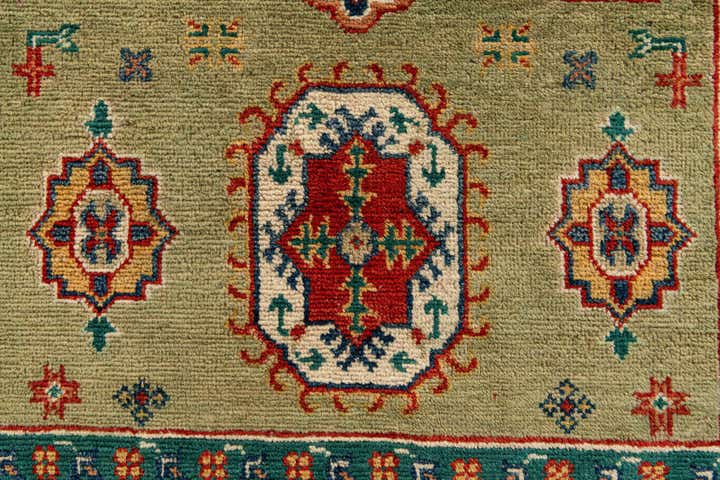 3' 1 x 15' 1 Hand Knotted Kazak Runner Rug