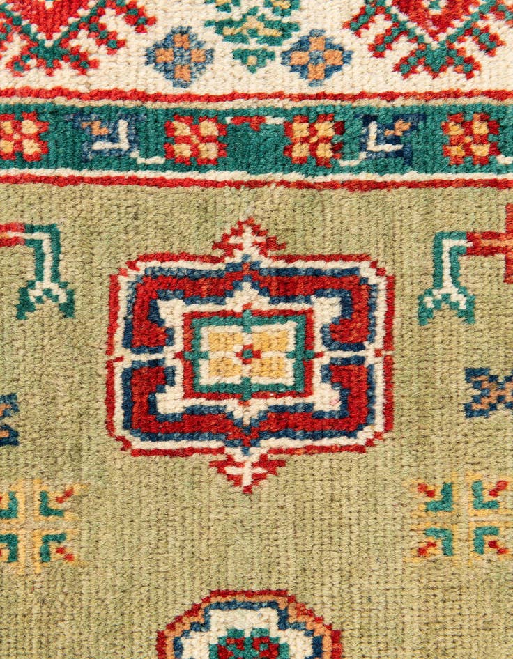 Detail image of 3' 1 x 15' 1  Hand Knotted Kazak Runner Rug