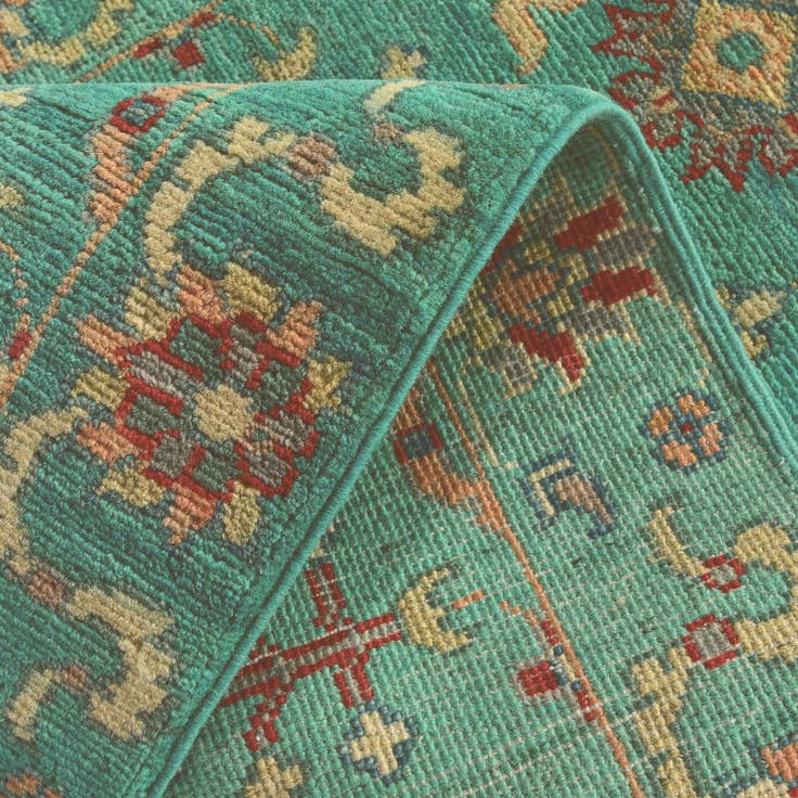 Detail image of 2' 2 x 6' Hand Knotted Kazak Runner Rug