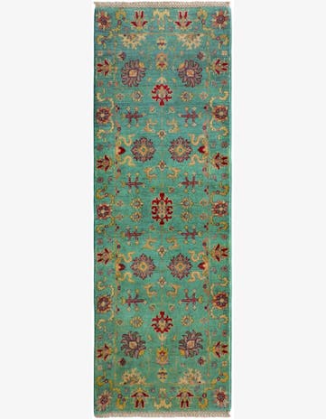 2' 2 x 6' Hand Knotted Kazak Runner Rug