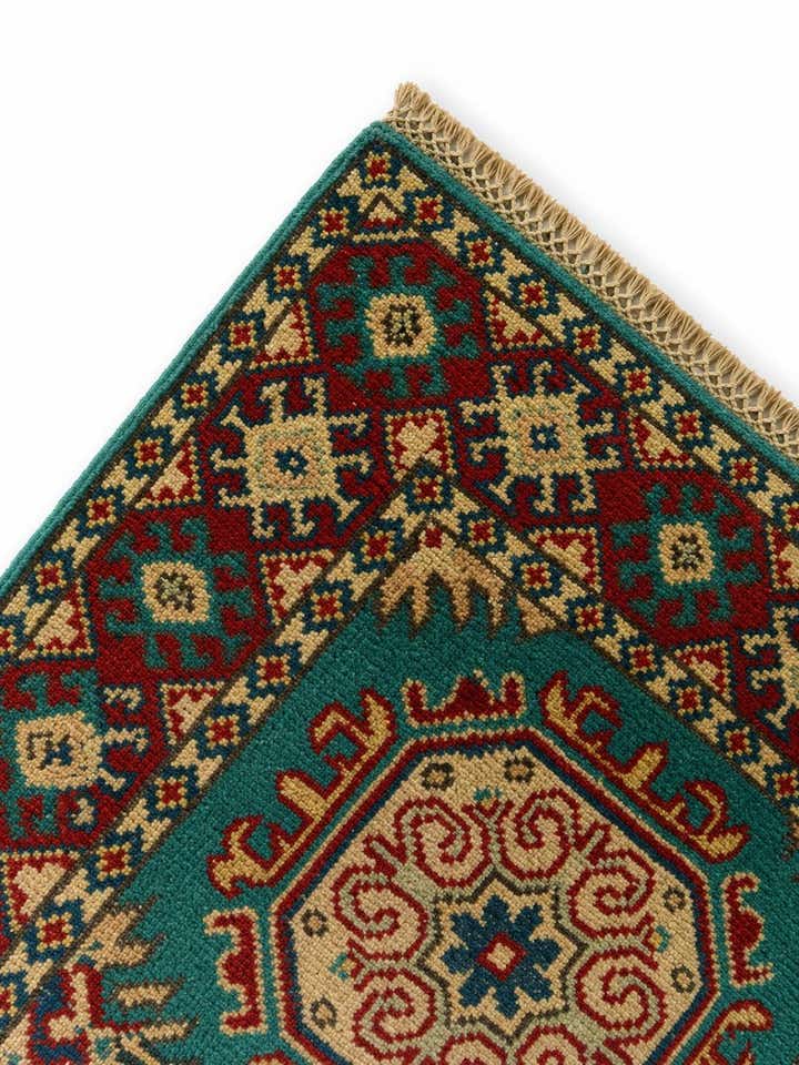 2' 1 x 6' Hand Knotted Kazak Runner Rug
