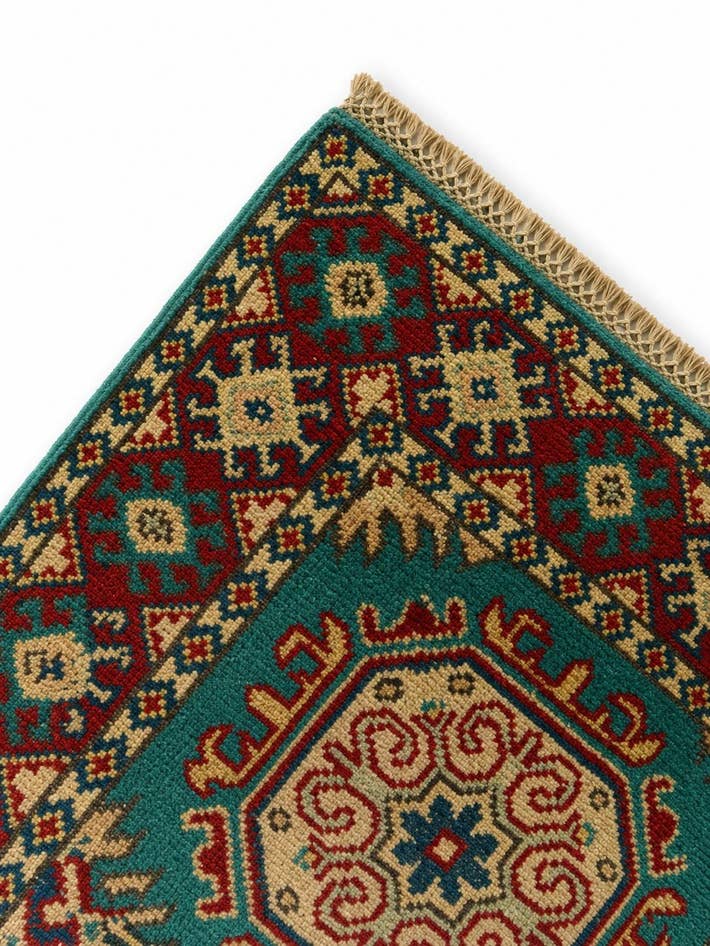 Detail image of 2' 1 x 6' Hand Knotted Kazak Runner Rug