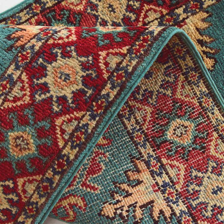 2' 1 x 6' Hand Knotted Kazak Runner Rug