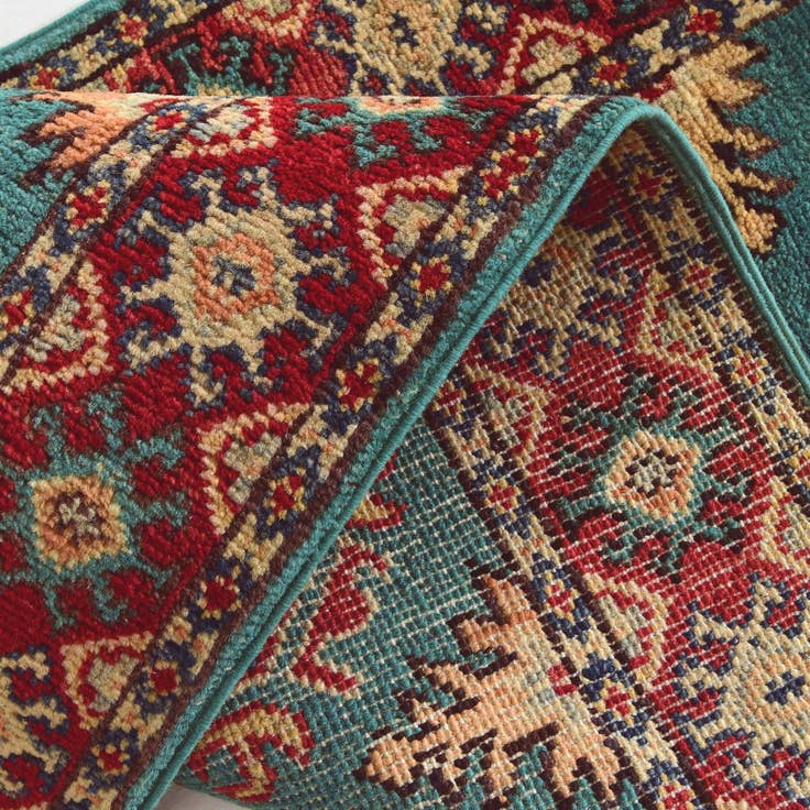 Detail image of 2' 1 x 6' Hand Knotted Kazak Runner Rug
