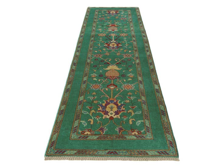 Detail image of 2' 9 x 9' 11 Hand Knotted Kazak Runner Rug