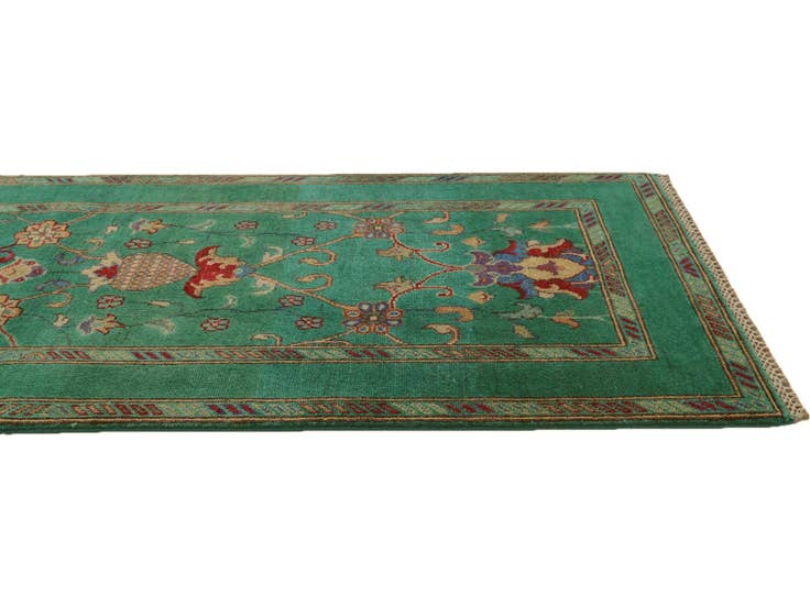 Detail image of 2' 9 x 9' 11 Hand Knotted Kazak Runner Rug