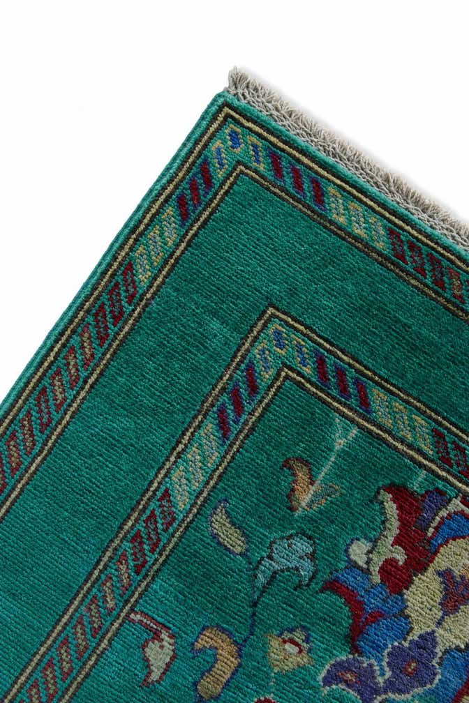 2' 9 x 9' 11 Hand Knotted Kazak Runner Rug