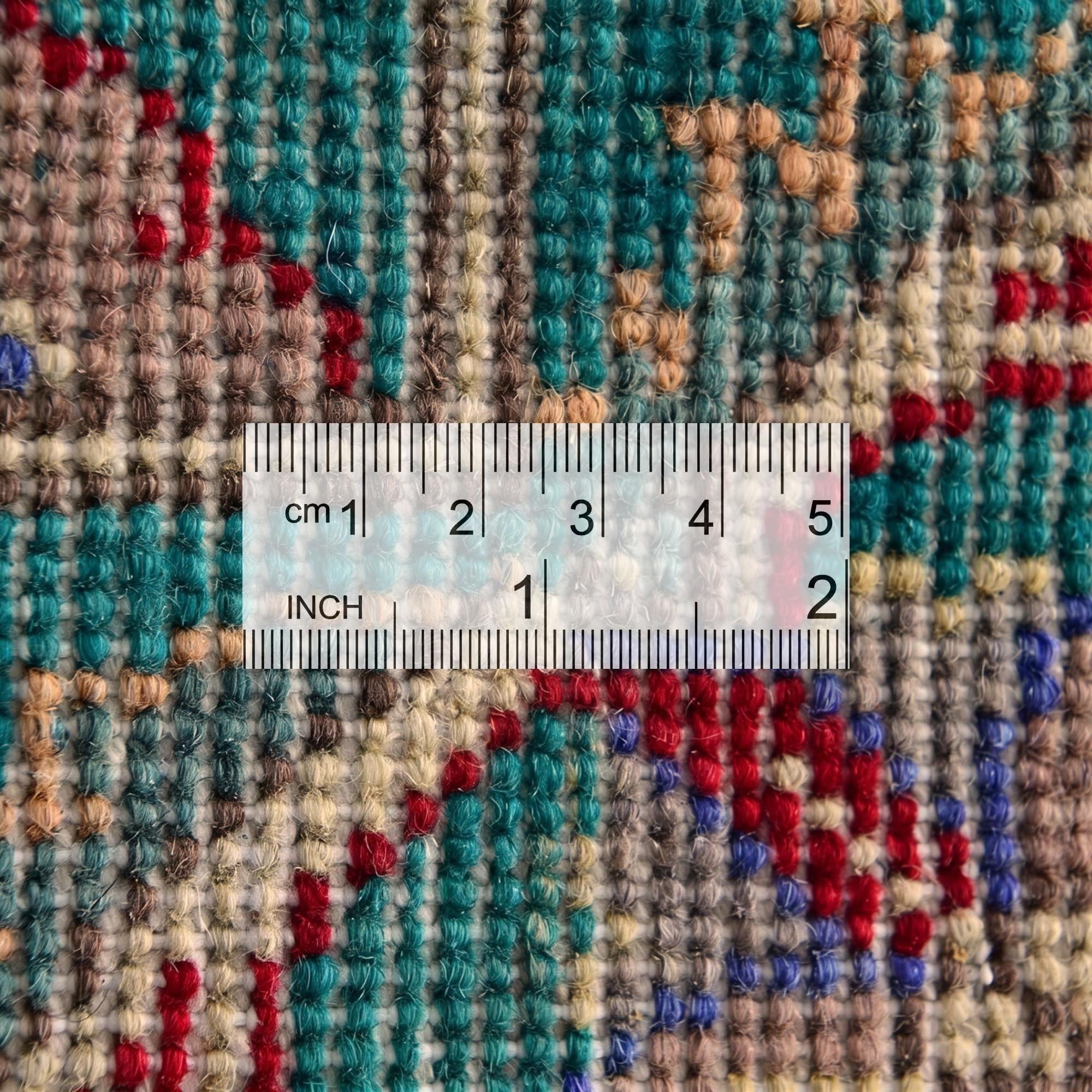 2' 11 x 9' 8 Hand Knotted Kazak Runner Rug