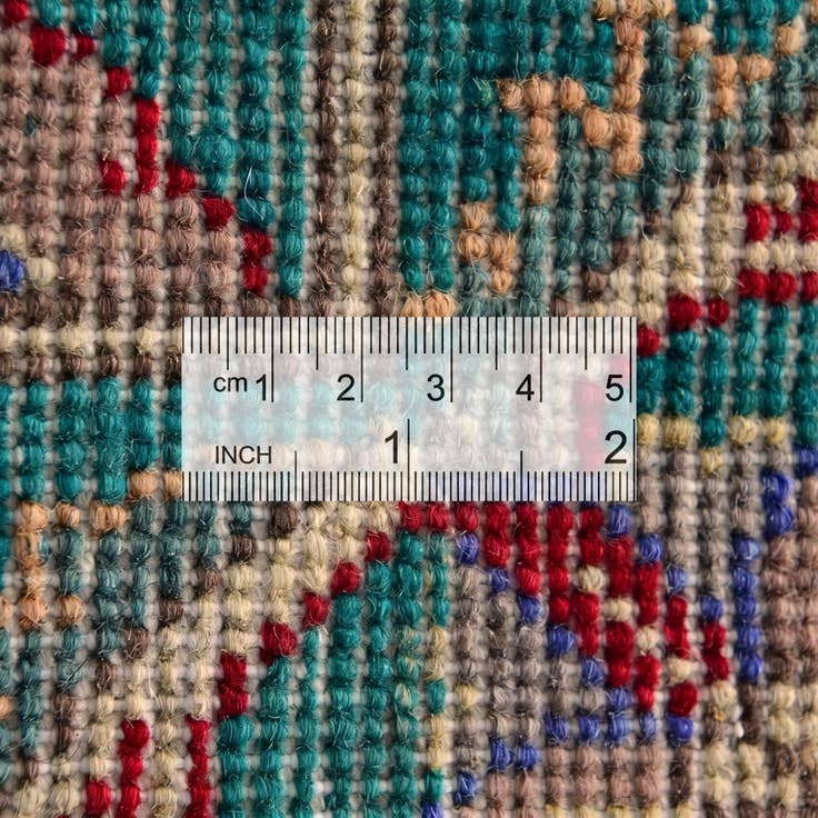 Detail image of 2' 11 x 9' 8 Hand Knotted Kazak Runner Rug