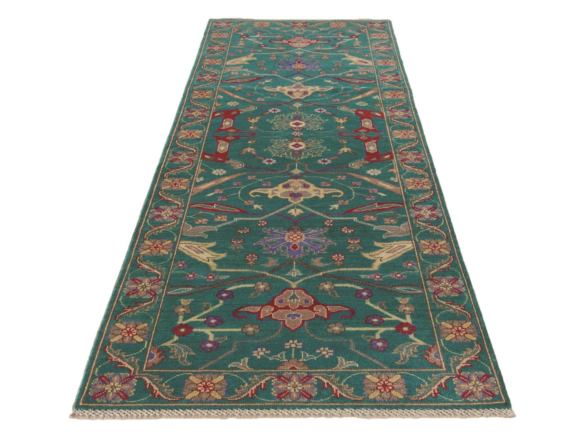 3' x 9' 10 Hand Knotted Kazak Runner Rug