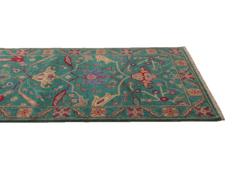 Detail image of 3' x 9' 10 Hand Knotted Kazak Runner Rug