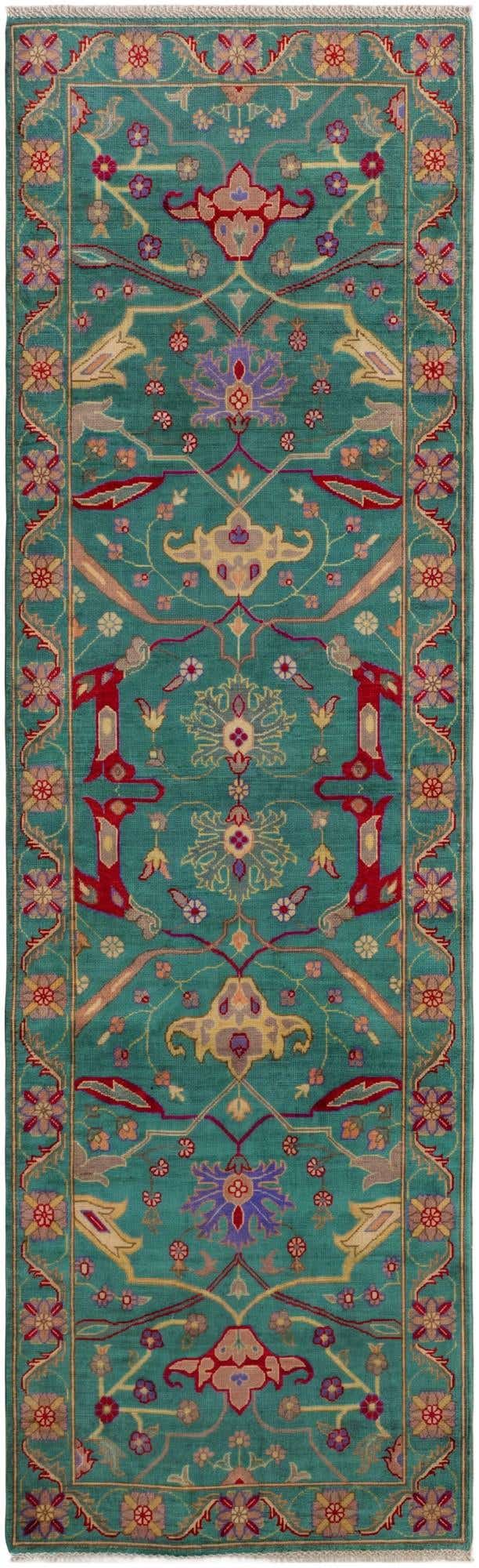 3' x 9' 10 Hand Knotted Kazak Runner Rug