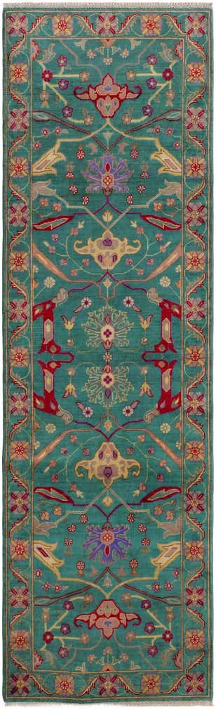 3' x 9' 10 Hand Knotted Kazak Runner Rug