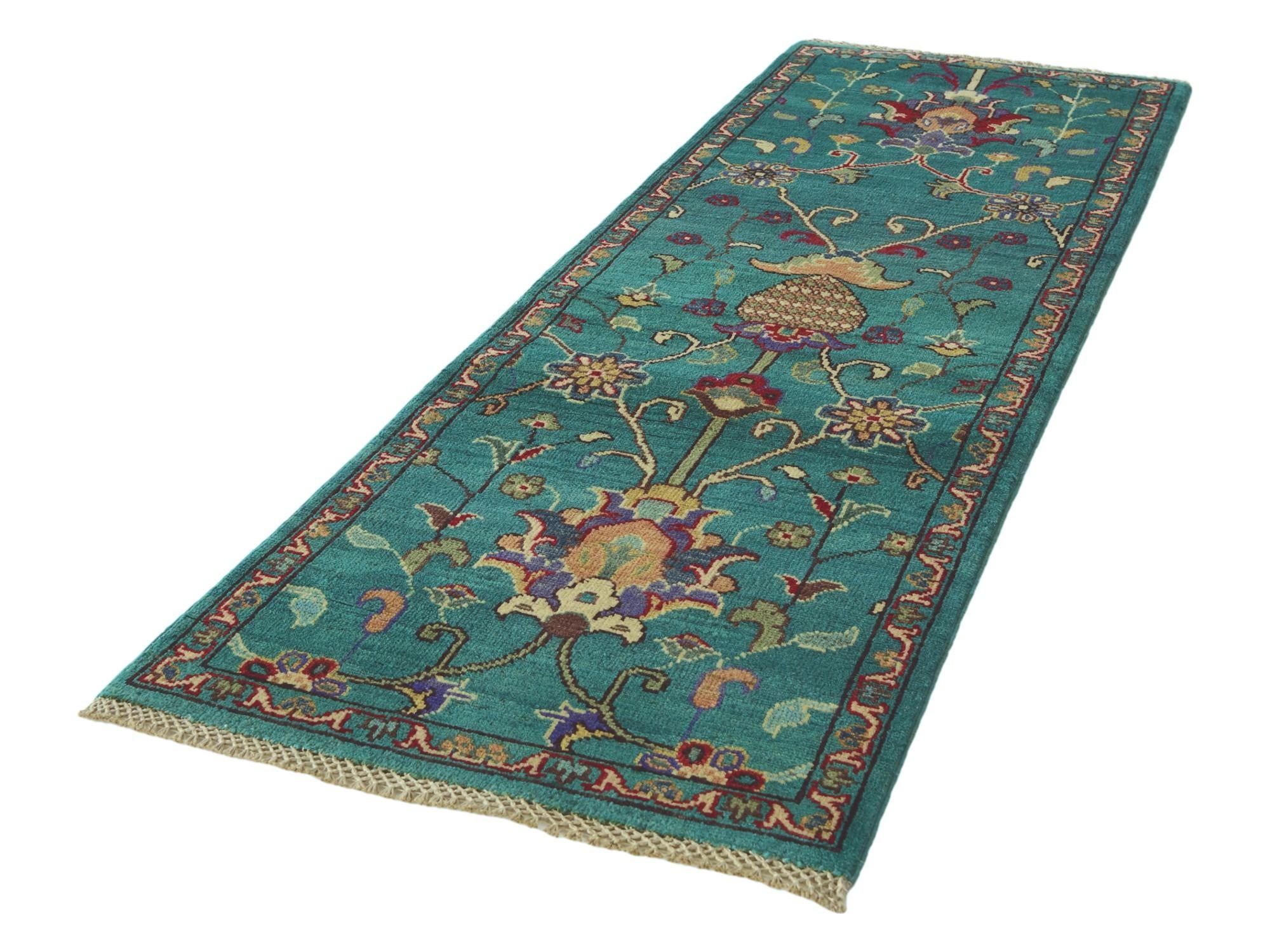 2' x 6' Hand Knotted Kazak Runner Rug
