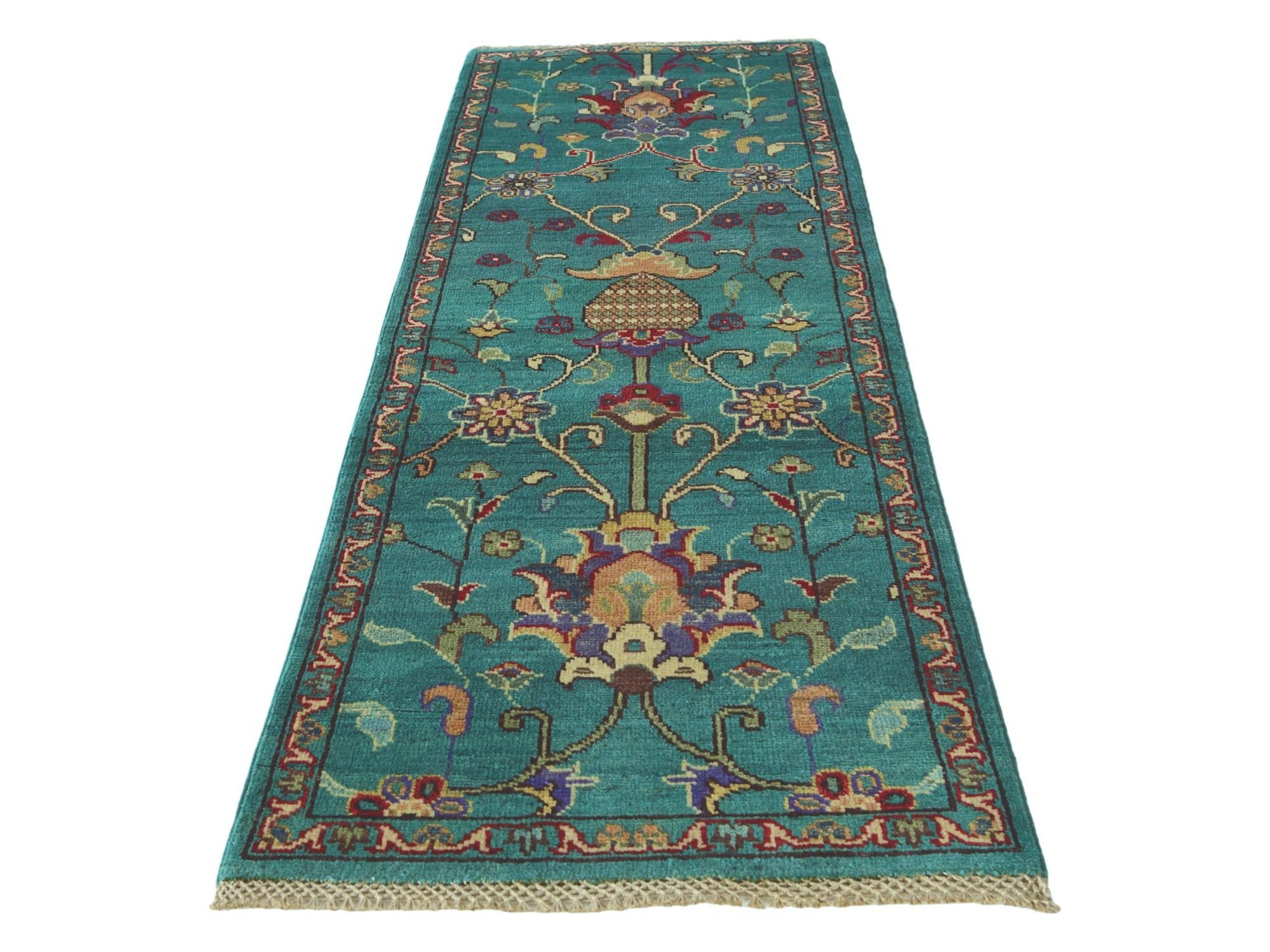 2' x 6' Hand Knotted Kazak Runner Rug