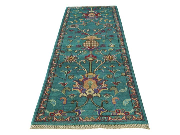 2' x 6' Hand Knotted Kazak Runner Rug