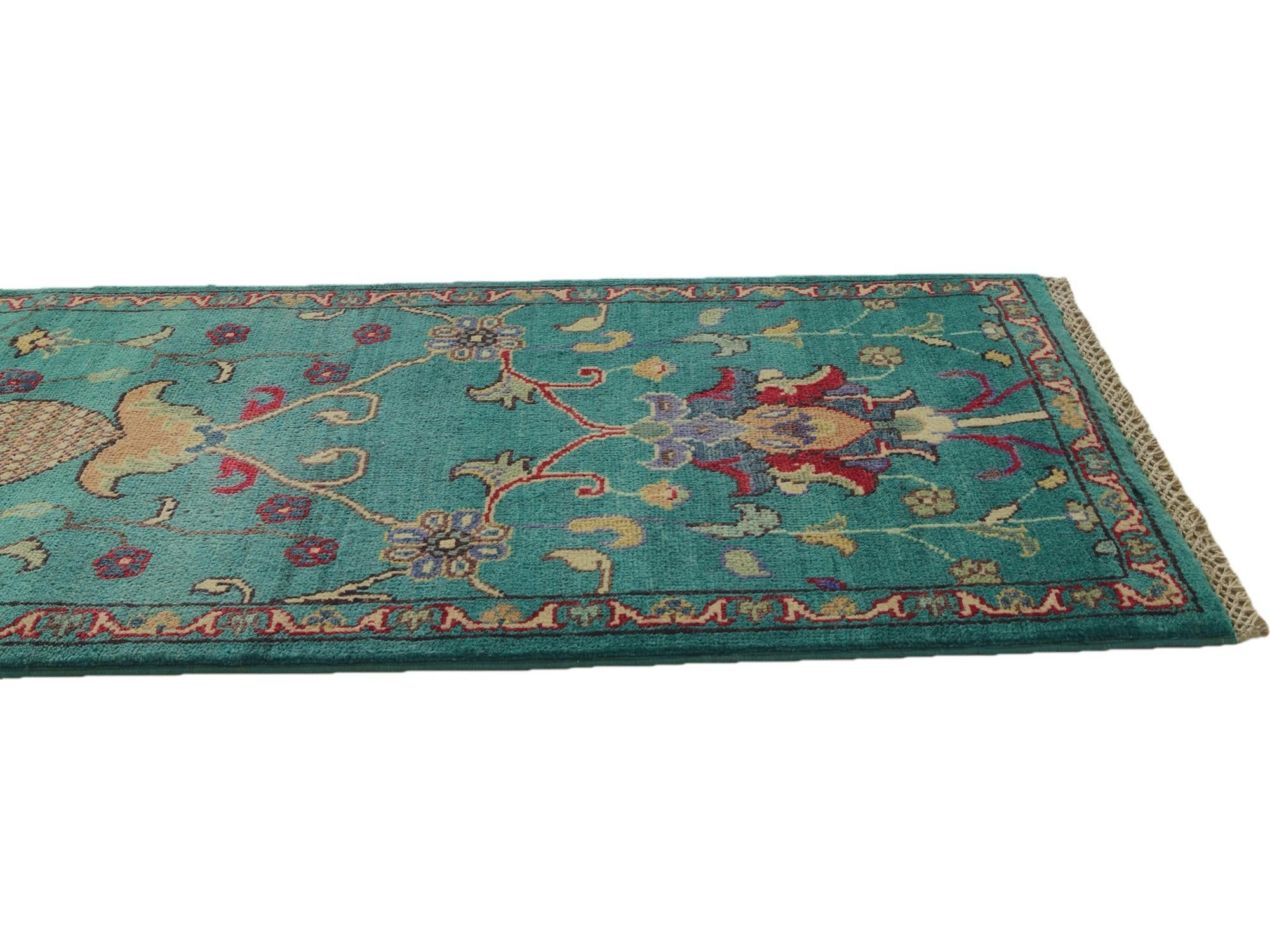 2' x 6' Hand Knotted Kazak Runner Rug