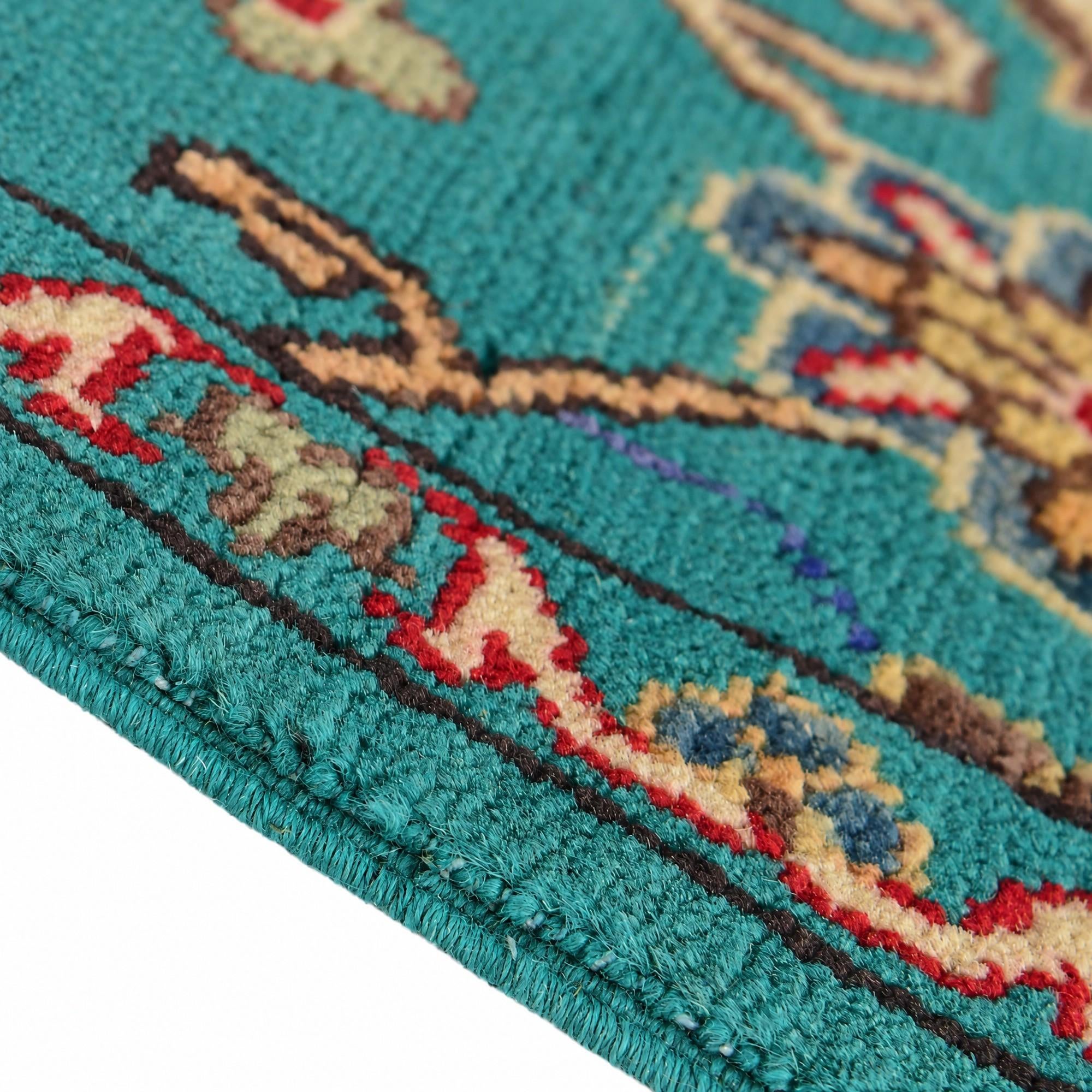 60cm x 185cm Hand Knotted Kazak Runner Rug
