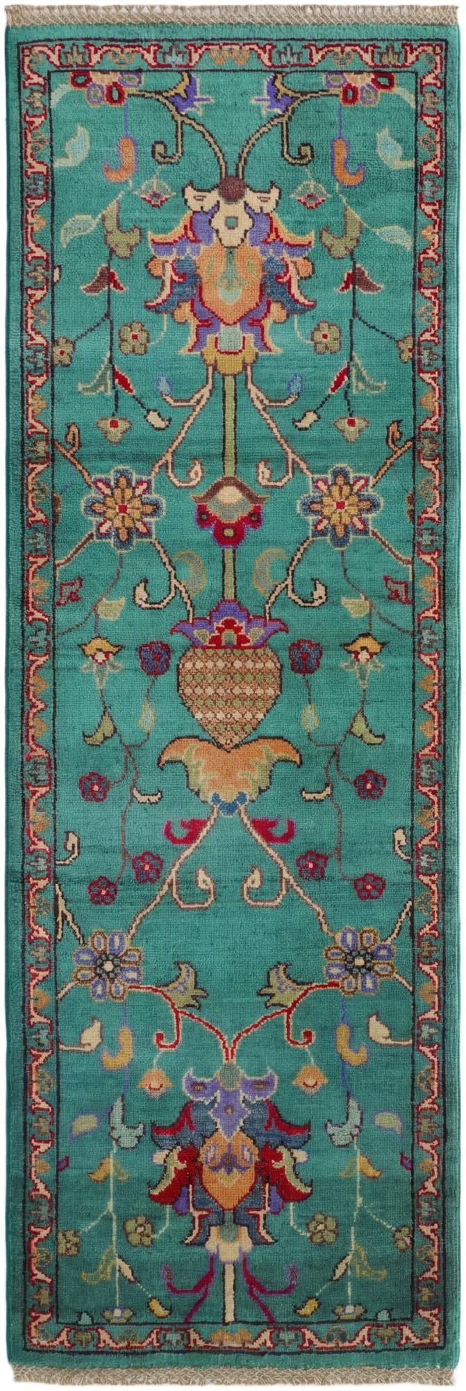 2' x 6' Hand Knotted Kazak Runner Rug