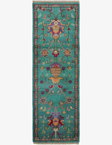 2' x 6' Hand Knotted Kazak Runner Rug