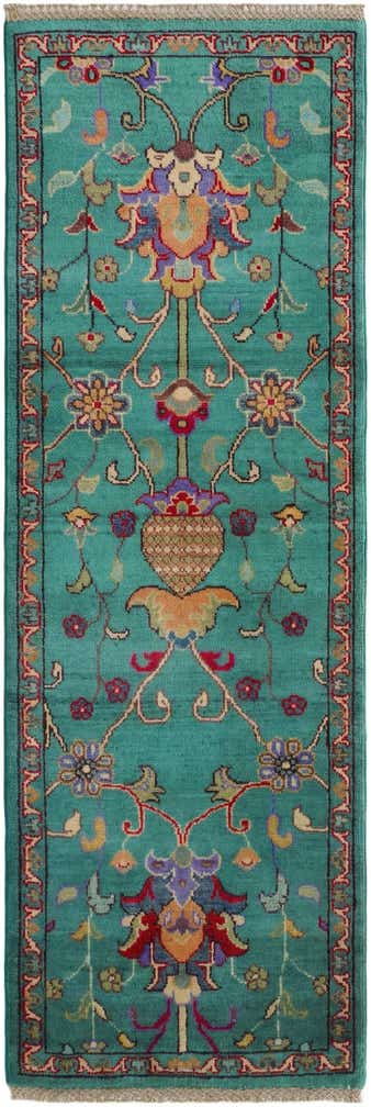 2' x 6' Hand Knotted Kazak Runner Rug