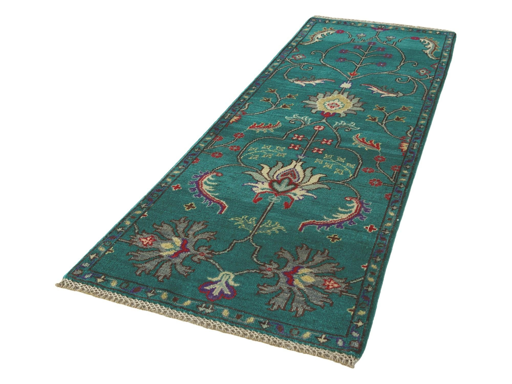 2' 1 x 6' 1 Hand Knotted Kazak Runner Rug