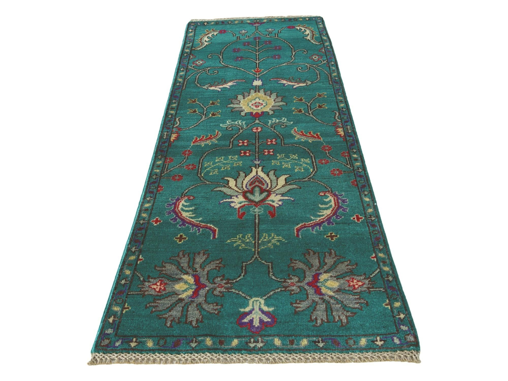 2' 1 x 6' 1 Hand Knotted Kazak Runner Rug