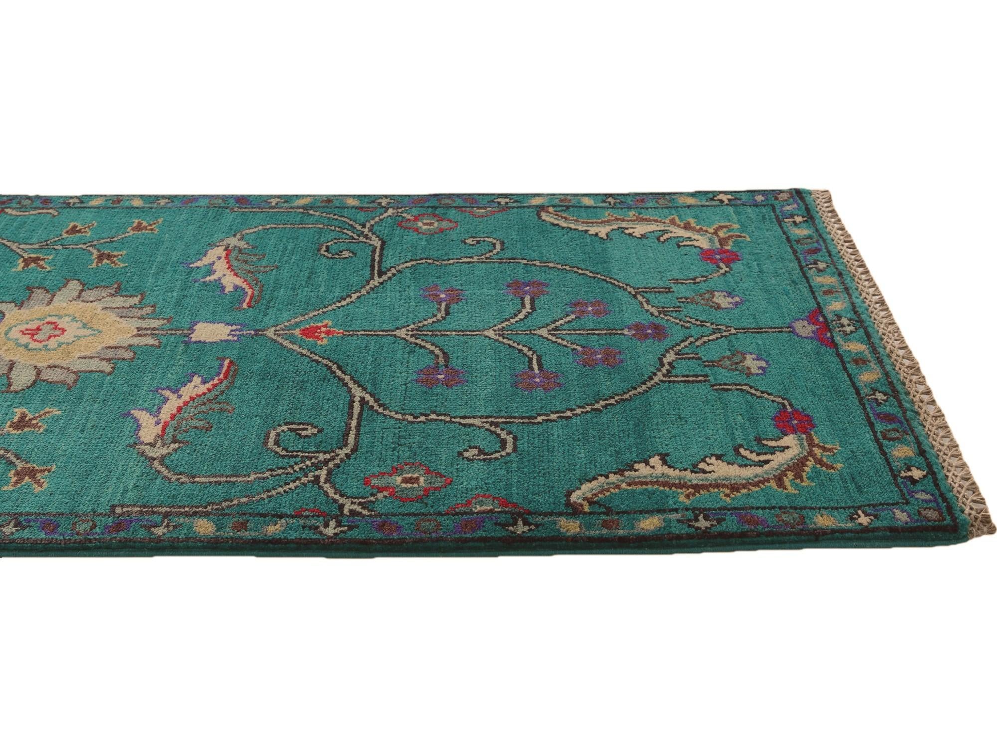 2' 1 x 6' 1 Hand Knotted Kazak Runner Rug