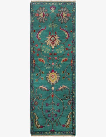 2' 1 x 6' 1 Hand Knotted Kazak Runner Rug