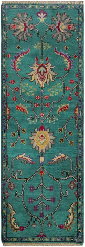 2' 1 x 6' 1 Hand Knotted Kazak Runner Rug