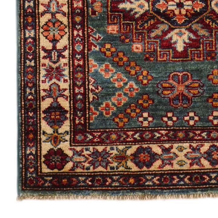 2' 5 x 10' 6 Hand Knotted Kazak Runner Rug