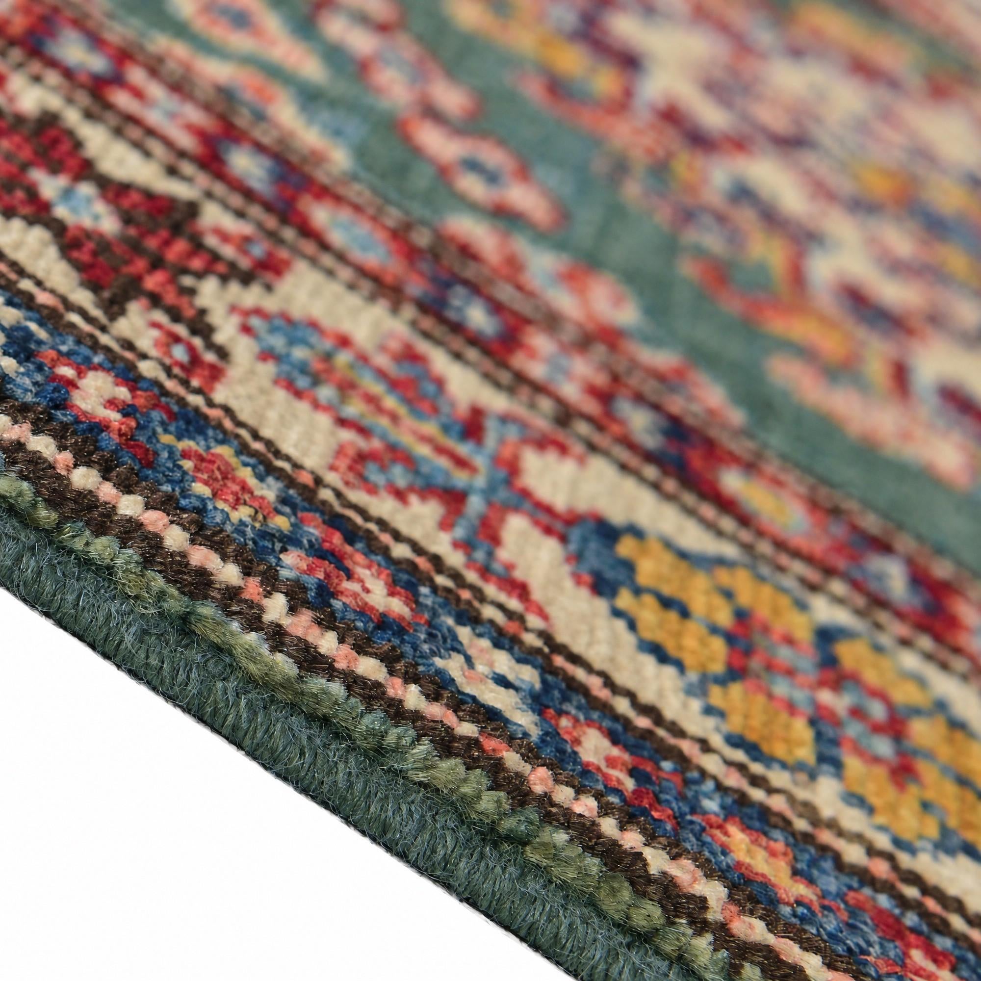 70cm x 320cm Hand Knotted Kazak Runner Rug