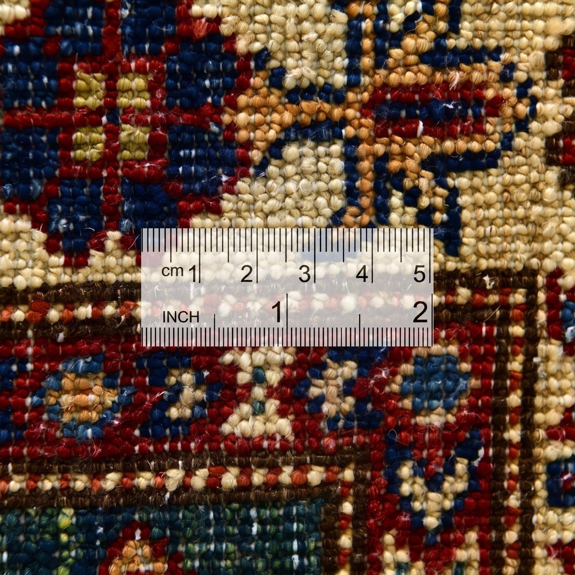 2' 7 x 10' Hand Knotted Kazak Runner Rug