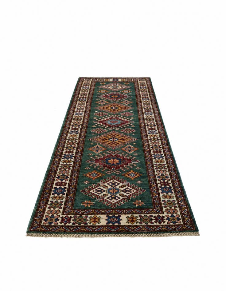 Detail image of 2' 8 x 8' 4 Hand Knotted Kazak Runner Rug